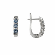 Серьги из Серебра 925 Приволжский ювелир арт. 311309-GH55, Родирование.