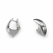 Серьги из Серебра 925 Приволжский ювелир арт. 311310-FA11, Родирование.