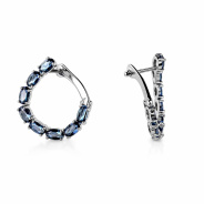 Серьги из Серебра 925 Приволжский ювелир арт. 311338-GH55, Родирование.