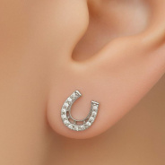 Серьги из Серебра 925 Приволжский ювелир арт. 311377-FA11, Родирование.