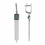 Серьги из Серебра 925 Приволжский ювелир арт. 311394-GH22, Родирование.