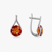 Серьги из Серебра 925 Приволжский ювелир арт. 311400-GH42, Родирование.