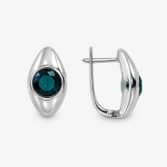 Серьги из Серебра 925 Приволжский ювелир арт. 311407-FA78, Родирование.