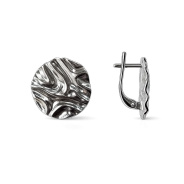 Серьги из Серебра 925 Приволжский ювелир арт. 311443, Родирование.