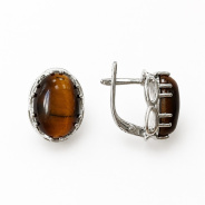 Серьги из Серебра 925 Приволжский ювелир арт. 311459-TG, Родирование.