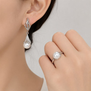 Серьги из Серебра 925 Приволжский ювелир арт. 311461-ZM07, Родирование.