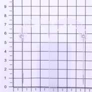 Серьги из Серебра 925 Приволжский ювелир арт. 311462-FA11, Родирование.