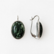 Серьги из Серебра 925 Приволжский ювелир арт. 311469-KL, Родирование.