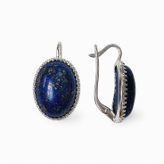 Серьги из Серебра 925 Приволжский ювелир арт. 311469-LZ, Родирование.