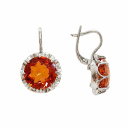 Серьги из Серебра 925 Приволжский ювелир арт. 311470-GH42, Родирование.