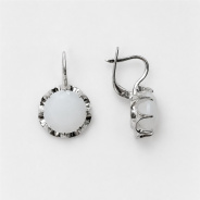 Серьги из Серебра 925 Приволжский ювелир арт. 311470-NF07, Родирование.