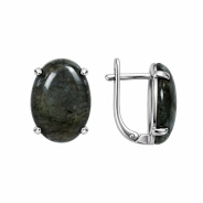 Серьги из Серебра 925 Приволжский ювелир арт. 311473-LB, Родирование.