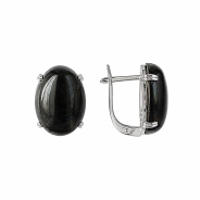 Серьги из Серебра 925 Приволжский ювелир арт. 311473-SG, Родирование.
