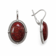 Серьги из Серебра 925 Приволжский ювелир арт. 311474-YS, Родирование.