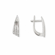 Серьги из Серебра 925 Приволжский ювелир арт. 311528-FA11, Родирование.