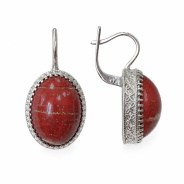 Серьги из Серебра 925 Приволжский ювелир арт. 311530-YS, Родирование.