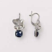 Серьги из Серебра 925 Приволжский ювелир арт. 311535-FA11FA59, Родирование.