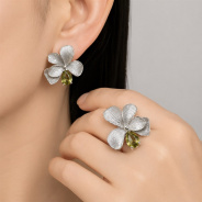 Серьги из Серебра 925 Приволжский ювелир арт. 311540-ST58, Родирование.
