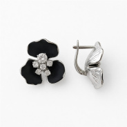 Серьги из Серебра 925 Приволжский ювелир арт. 311541-FA11, Родирование.
