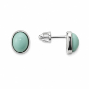 Серьги из Серебра 925 Приволжский ювелир арт. 311582-BM, Родирование.