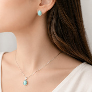 Серьги из Серебра 925 Приволжский ювелир арт. 311582-BM, Родирование.