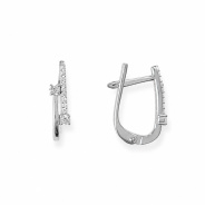 Серьги из Серебра 925 Приволжский ювелир арт. 311600-FA11, Родирование.