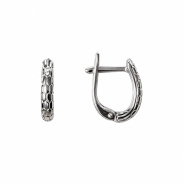Серьги из Серебра 925 Приволжский ювелир арт. 311619-FA11, Родирование.