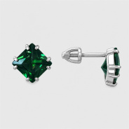 Серьги из Серебра 925 Приволжский ювелир арт. 311631-FA22, Родирование.
