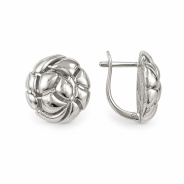 Серьги из Серебра 925 Приволжский ювелир арт. 311639, Родирование.