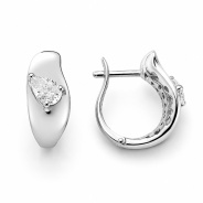 Серьги из Серебра 925 Приволжский ювелир арт. 311645-FA11, Родирование.