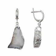 Серьги из Серебра 925 Приволжский ювелир арт. 311655-DR, Родирование.