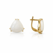 Серьги из Серебра 925 Приволжский ювелир арт. 312053-NF07, Золочение в два слоя.