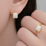 Серьги из Серебра 925 Приволжский ювелир арт. 312058-NF07, Золочение в два слоя.