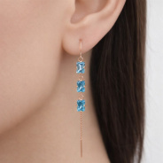 312227-TP15 Серьги в каталоге Приволжский Ювелир