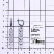 Серьги из Серебра 925 Приволжский ювелир арт. 314023-GM, чёрный оксид.