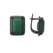 Серьги из Серебра 925 Приволжский ювелир арт. 314067-NF22, чёрный оксид.