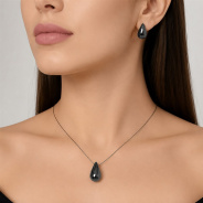 Серьги из Серебра 925 Приволжский ювелир арт. 314157, чёрный оксид.