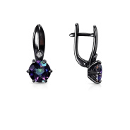 Серьги из Серебра 925 Приволжский ювелир арт. 314230-FA11GH10, чёрный оксид.