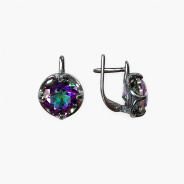Серьги из Серебра 925 Приволжский ювелир арт. 314274-GH10, чёрный оксид.