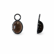 Серьги из Серебра 925 Приволжский ювелир арт. 314426-RT, чёрный оксид.