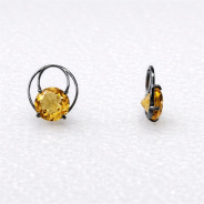 Серьги из Серебра 925 Приволжский ювелир арт. 314430-CT20, чёрный оксид.