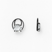 Серьги из Серебра 925 Приволжский ювелир арт. 314430-GH, чёрный оксид.