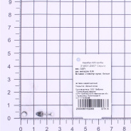 Серьги из Серебра 925 Приволжский ювелир арт. 314531-ZM07, чёрный оксид.