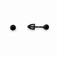 Серьги из Серебра 925 Приволжский ювелир арт. 314531-ZM73, чёрный оксид.