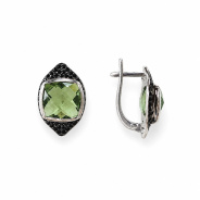 Серьги из Серебра 925 Приволжский ювелир арт. 315395-FASH73, родирование + черный родий.