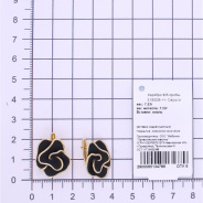 Серьги из Серебра 925 Приволжский ювелир арт. 318508, лимонное золочение.