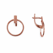 Серьги из Серебра 925 Приволжский ювелир арт. 31N103, KLIAR розовый.