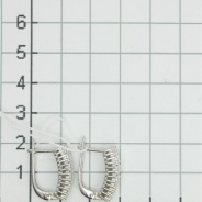 Серьги из Серебра 925 Приволжский ювелир арт. 331243-FA11, Родирование.