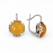 Серьги из Серебра 925 Приволжский ювелир арт. 331250-CT20, Родирование.