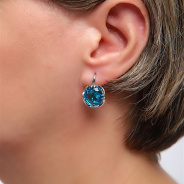 Серьги из Серебра 925 Приволжский ювелир арт. 331250-FA15, Родирование.